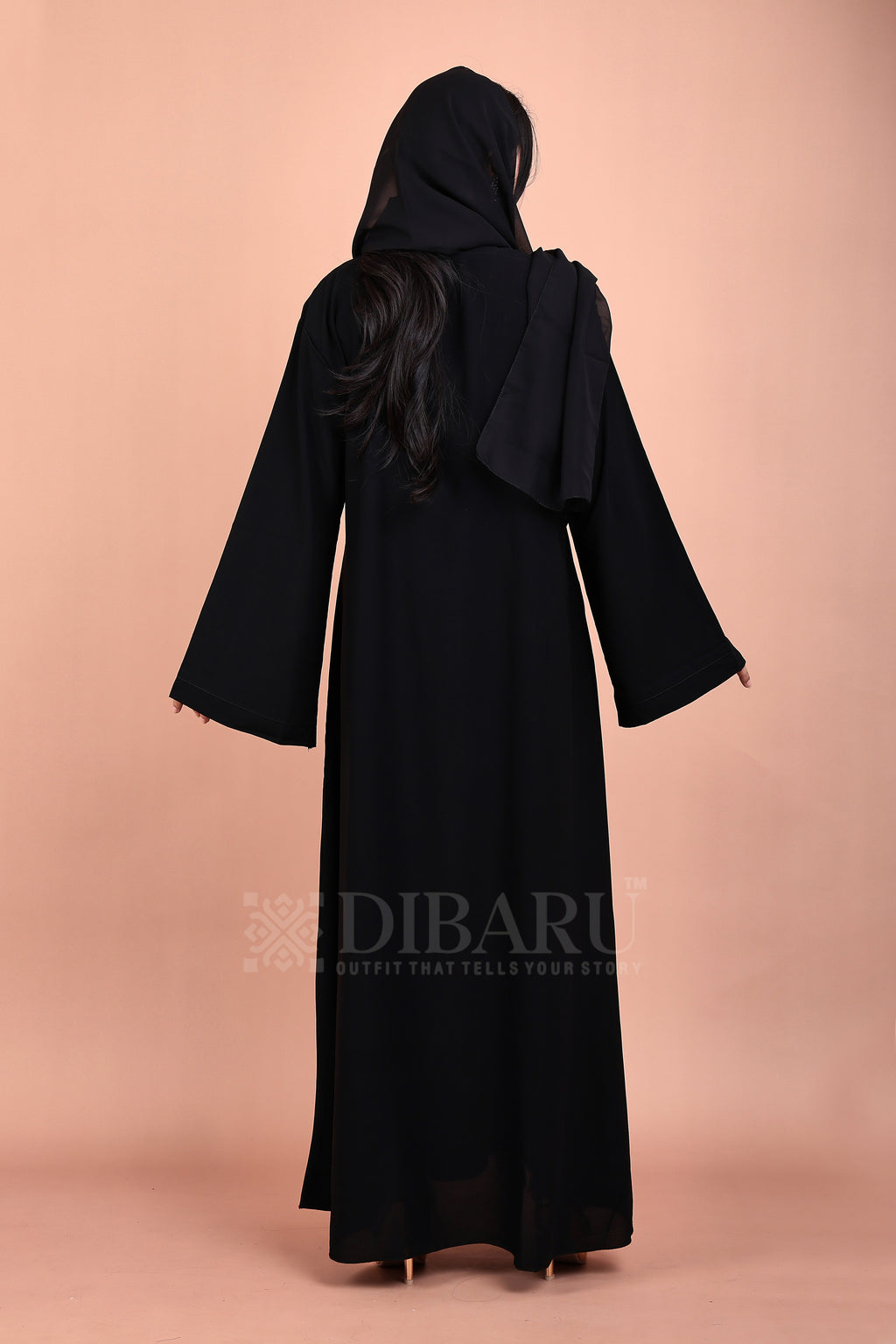 Plazo Sleeves Round Neck Made Up Of Premium Firdos Fabric Full Lenght Burqa For Womens And Girls