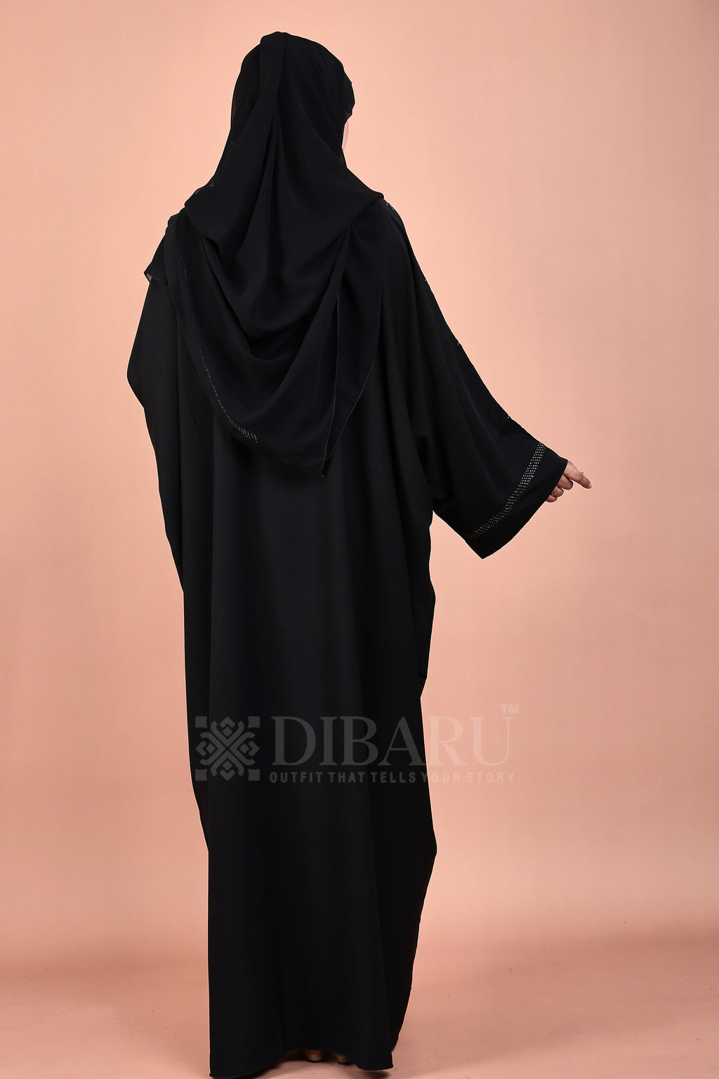 V Neck Leaf Design With Plazo Sleeves Made Up Of Imported Nida Fabric Full Lenght Designer Kaftan For Womens And Girls