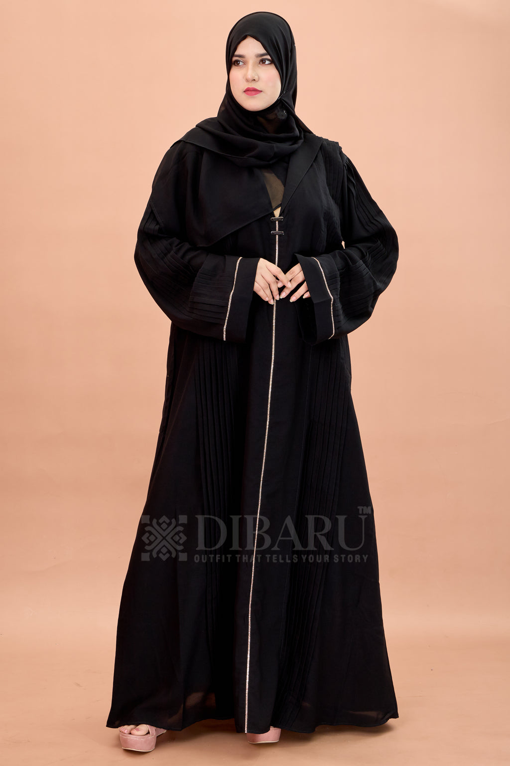 Coat Pleating And Stonework with Plazo Sleeve Made Up Of Premium Firdos Fabric Full Lenght Designer Aabya For Womens And Girls