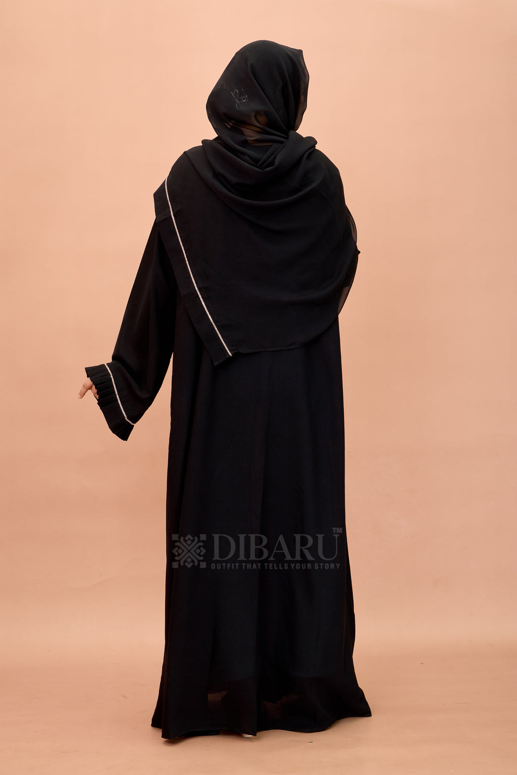 Round Neck Button on Front With Plazo Sleeve Pleating And Stonework Made Up Of Premium Firdos Fabric Full Lenght Designer Aabya For Womens And Girls