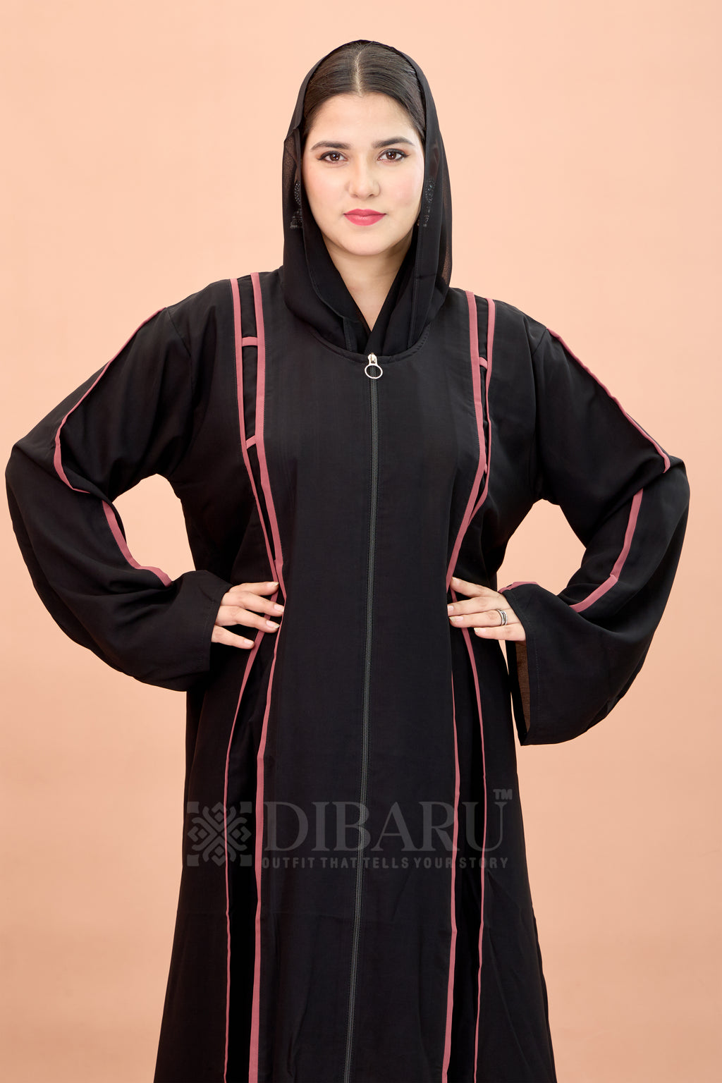 Round Neck Front Open Full Chain 2 Box Luppi with Plazo Sleeve Made Up Of Imported Nida Fabric Full Lenght Designer Aabya For Womens And Girls