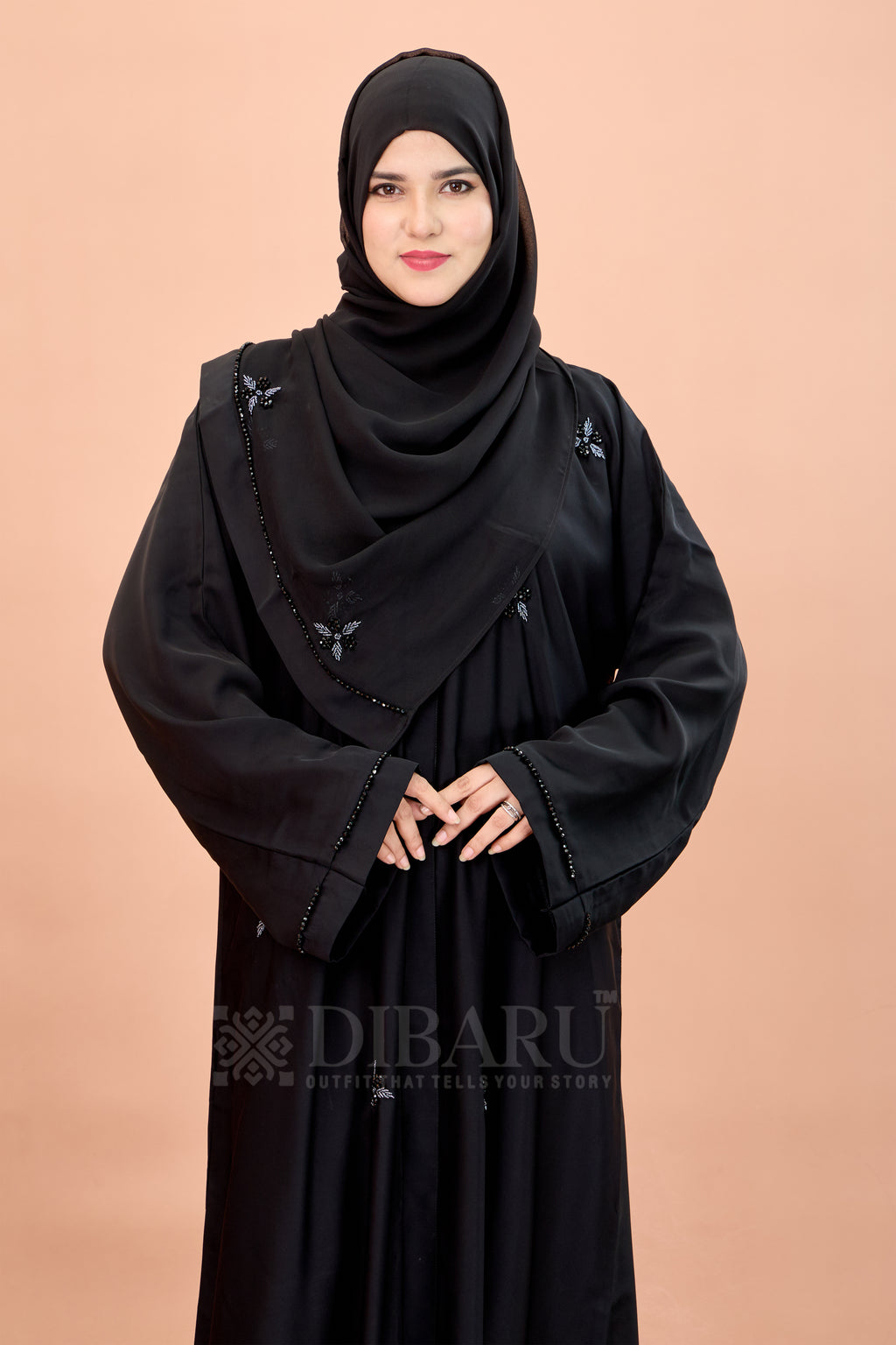 V Neck Star Flower Hand Work With Plazo Sleeve Made Up Of Imported Nida Fabric Full Lenght Designer Aabya For Womens And Girls