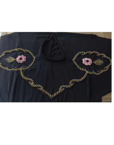 Women’s Imported Zoom Fabric Stylish Jacket-Style Work Abaya