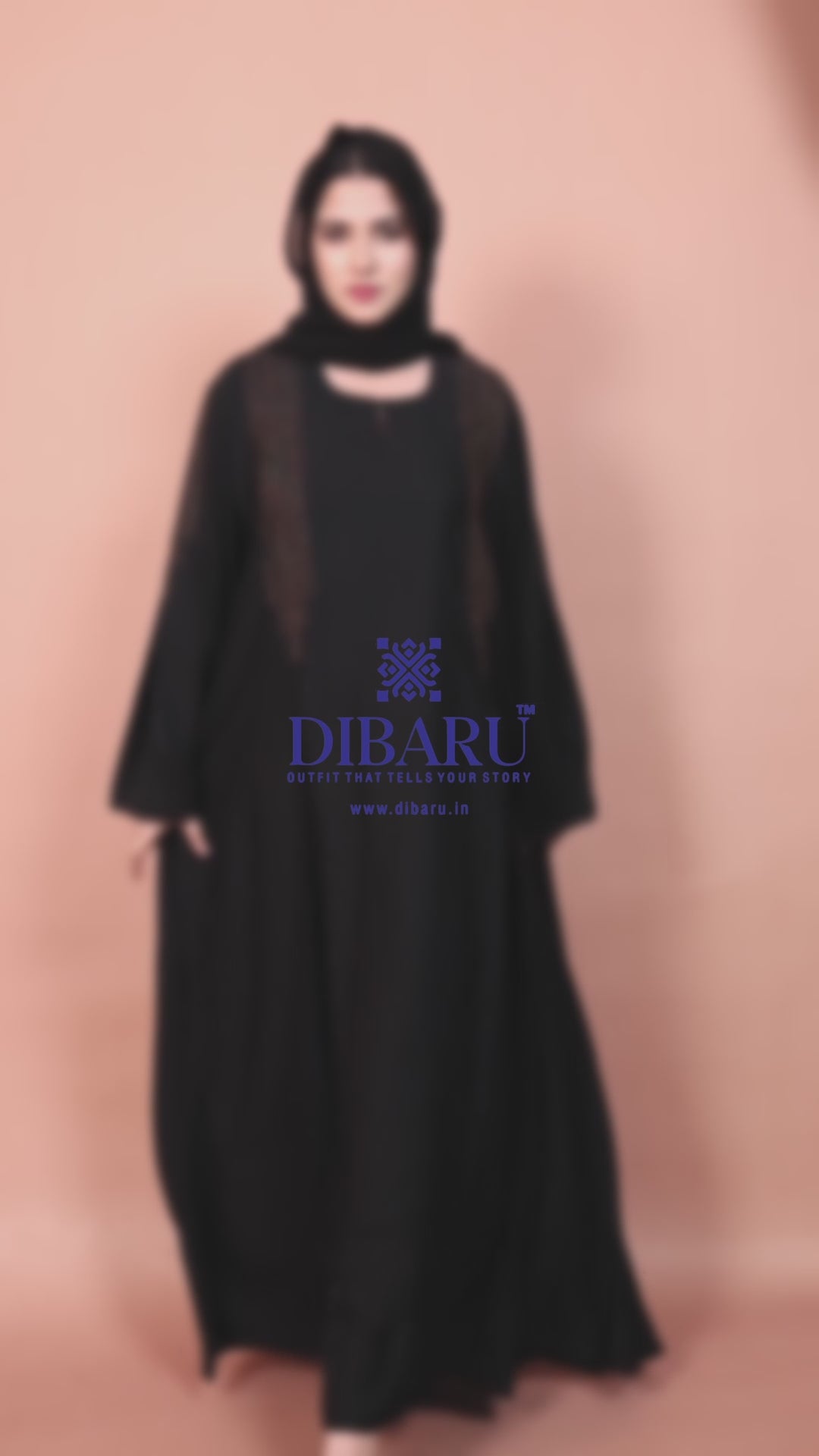 V Neck BK Thread Work Stone Design With Plazo Sleeves Made Up Of Imported Nida Fabric Full Lenght Designer Abaya For Womens And Girls