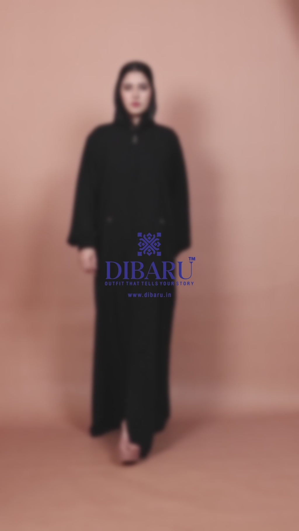 Round Neck Front Open Full Chain with Elastic Sleeve Made Up Of Premium Firdos Fabric Full Lenght Designer Aabya For Womens And Girls