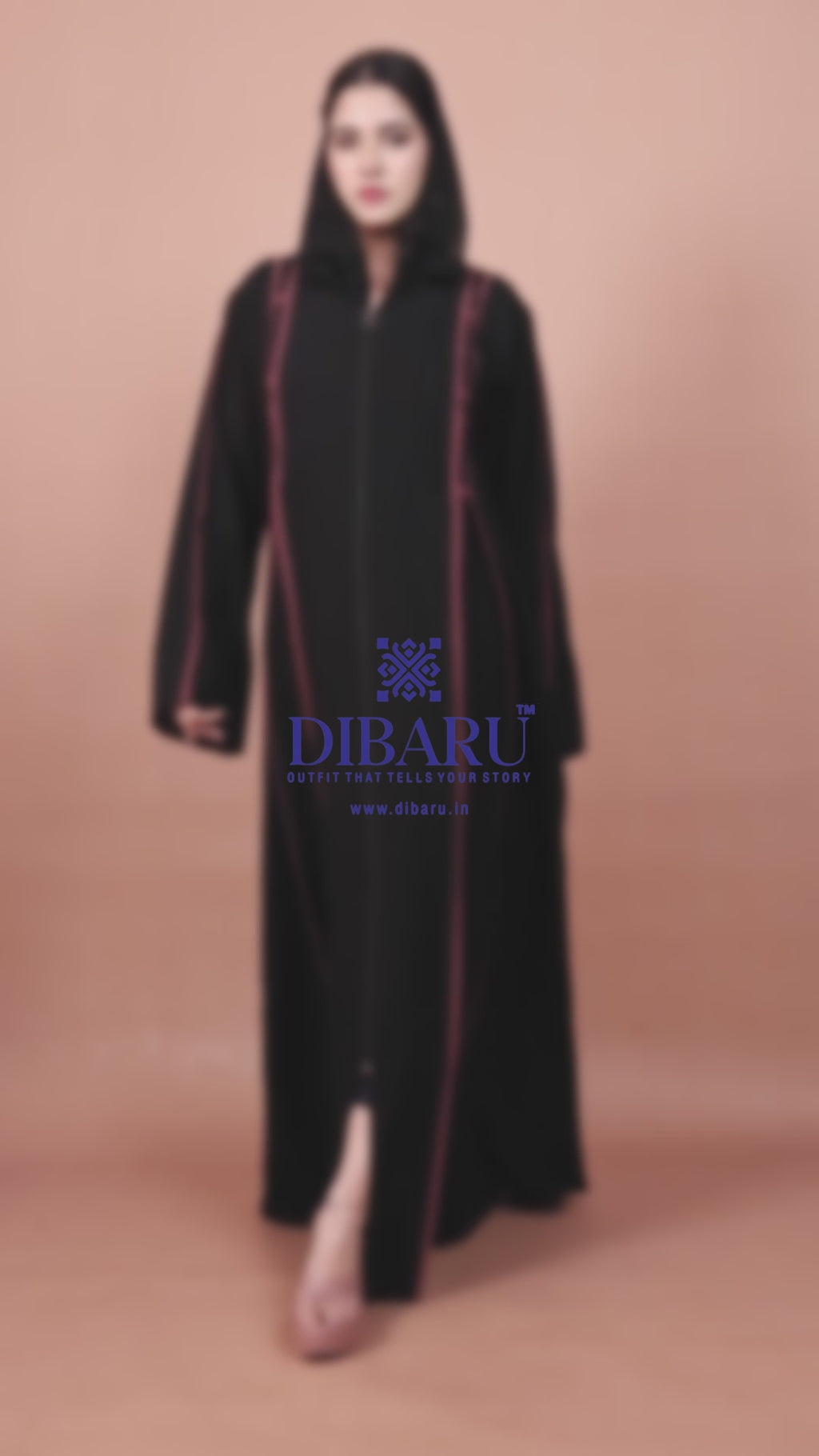 Round Neck Front Open Full Chain 2 Box Luppi with Plazo Sleeve Made Up Of Imported Nida Fabric Full Lenght Designer Aabya For Womens And Girls